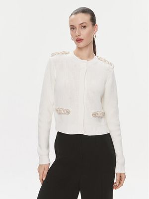 Sweter damski casual Twinset ze sklepu: MODIVO w kategorii: Swetry damskie - zdjęcie WP-EBWP-BKLVO-LN0_0000303591236