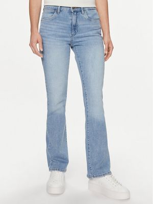 Jeansy damskie w miejskim stylu Wrangler ze sklepu: MODIVO w kategorii: Jeansy damskie - zdjęcie WP-EBWP-BKLVO-LN0_0000303593100