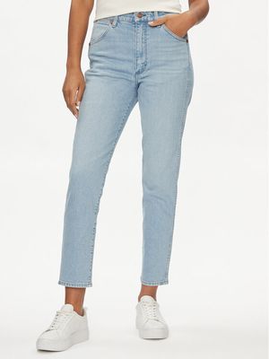 Jeansy damskie w miejskim stylu na wiosnę Wrangler ze sklepu: MODIVO w kategorii: Jeansy damskie - zdjęcie WP-EBWP-BKLVO-LN0_0000303593216