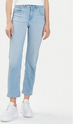 Jeansy damskie w miejskim stylu Wrangler ze sklepu: MODIVO w kategorii: Jeansy damskie - zdjęcie WP-EBWP-BKLVO-LN0_0000303593476