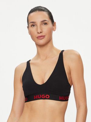 Biustonosz z napisami HUGO ze sklepu: MODIVO w kategorii: Biustonosze - zdjęcie WP-EBWP-BKLVO-LN0_0000303596064