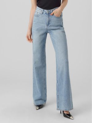 Jeansy damskie w miejskim stylu Vero Moda ze sklepu: MODIVO w kategorii: Jeansy damskie - zdjęcie WP-EBWP-BKLVO-LN0_0000303613716