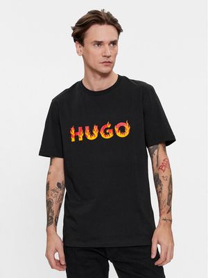 T-shirt męski młodzieżowy HUGO ze sklepu: MODIVO w kategorii: T-shirty męskie - zdjęcie WP-EBWP-BKLVO-LN0_0000303628260