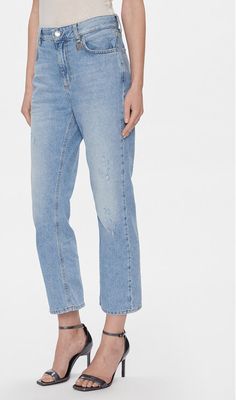Jeansy damskie casual na wiosnę Liu Jo ze sklepu: MODIVO w kategorii: Jeansy damskie - zdjęcie WP-EBWP-BKLVO-LN0_0000303647193