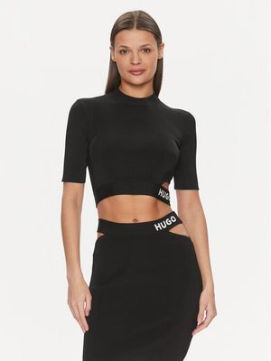Sweter damski HUGO ze sklepu: MODIVO w kategorii: Swetry damskie - zdjęcie WP-EBWP-BKLVO-LN0_0000303661908