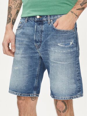 Pepe Jeans - Spodenki męskie letnie casual ze sklepu: MODIVO w kategorii: Spodenki męskie - zdjęcie WP-EBWP-BKLVO-LN0_0000303664923