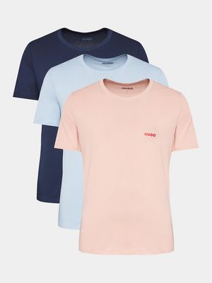 HUGO - T-shirt męski casual ze sklepu: MODIVO w kategorii: T-shirty męskie - zdjęcie WP-EBWP-BKLVO-LN0_0000303672379