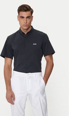 Koszula męska na wiosnę z kołnierzykiem button down BOSS ze sklepu: MODIVO w kategorii: Koszule męskie - zdjęcie WP-EBWP-BKLVO-LN0_0000303676278