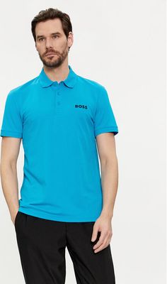 T-shirt męski wiosenny BOSS ze sklepu: MODIVO w kategorii: T-shirty męskie - zdjęcie WP-EBWP-BKLVO-LN0_0000303676933