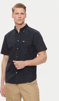 Koszula męska casual Lacoste ze sklepu: MODIVO w kategorii: Koszule męskie - zdjęcie WP-EBWP-BKLVO-LN0_0000303717780
