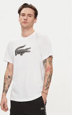 T-shirt męski młodzieżowy Lacoste ze sklepu: MODIVO w kategorii: T-shirty męskie - zdjęcie WP-EBWP-BKLVO-LN0_0000303720346