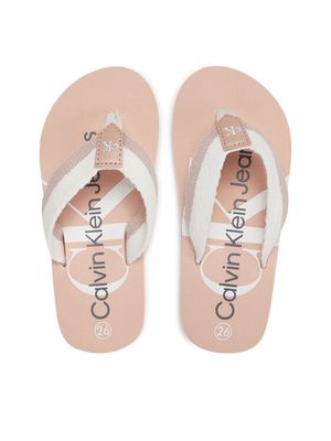 Calvin Klein Jeans - Klapki dziecięce na lato ze sklepu: MODIVO w kategorii: Klapki dziecięce - zdjęcie WP-EBWP-BKLVO-LN0_0000303744366
