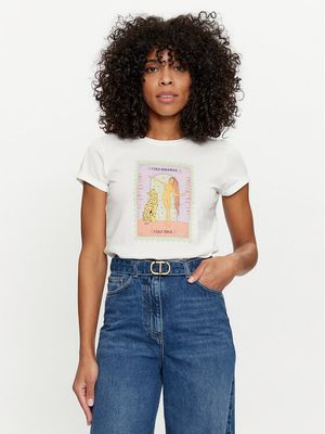 Twinset - Bluzka damska ze sklepu: MODIVO w kategorii: Bluzki damskie - zdjęcie WP-EBWP-BKLVO-LN0_0000303749774