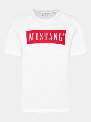 T-shirt męski młodzieżowy na wiosnę Mustang ze sklepu: MODIVO w kategorii: T-shirty męskie - zdjęcie WP-EBWP-BKLVO-LN0_0000303751265