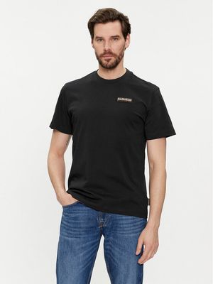 Napapijri - T-shirt męski na wiosnę ze sklepu: MODIVO w kategorii: T-shirty męskie - zdjęcie WP-EBWP-BKLVO-LN0_0000303755744