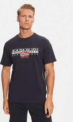 T-shirt męski Napapijri ze sklepu: MODIVO w kategorii: T-shirty męskie - zdjęcie WP-EBWP-BKLVO-LN0_0000303758271