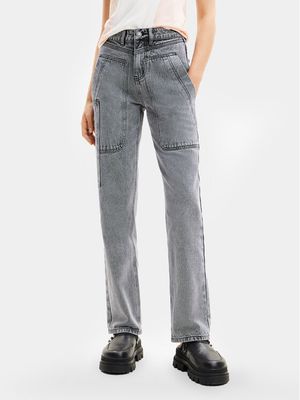 Jeansy damskie casual Desigual ze sklepu: MODIVO w kategorii: Jeansy damskie - zdjęcie WP-EBWP-BKLVO-LN0_0000303776275