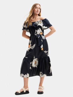 Desigual - Sukienka rozkloszowana ze sklepu: MODIVO w kategorii: Sukienki - zdjęcie WP-EBWP-BKLVO-LN0_0000303776312