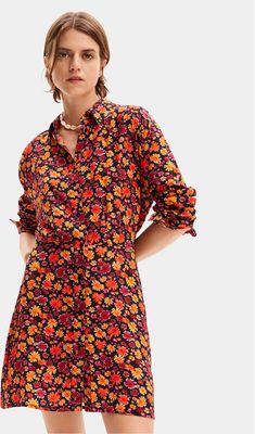 Sukienka koszulowa wiosenna Desigual ze sklepu: MODIVO w kategorii: Sukienki - zdjęcie WP-EBWP-BKLVO-LN0_0000303776725
