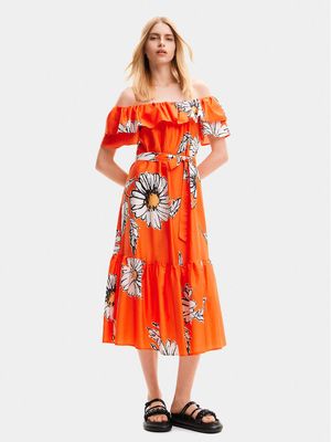 Sukienka trapezowa Desigual ze sklepu: MODIVO w kategorii: Sukienki - zdjęcie WP-EBWP-BKLVO-LN0_0000303776817