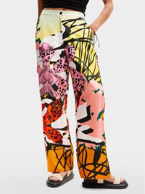 Spodnie damskie Desigual ze sklepu: MODIVO w kategorii: Spodnie damskie - zdjęcie WP-EBWP-BKLVO-LN0_0000303778880