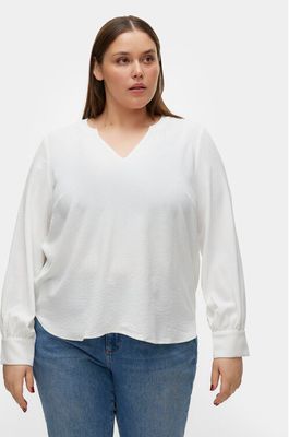 Bluzka damska casual Vero Moda Curve ze sklepu: MODIVO w kategorii: Bluzki damskie - zdjęcie WP-EBWP-BKLVO-LN0_0000303785260