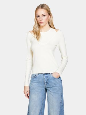 Sweter damski casual Sisley ze sklepu: MODIVO w kategorii: Swetry damskie - zdjęcie WP-EBWP-BKLVO-LN0_0000303811884