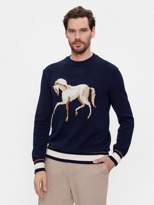Sweter męski młodzieżowy United Colors Of Benetton ze sklepu: MODIVO w kategorii: Swetry męskie - zdjęcie WP-EBWP-BKLVO-LN0_0000303813840