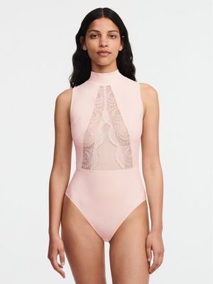 Chantelle - Body damskie koronkowe ze sklepu: MODIVO w kategorii: Body damskie - zdjęcie WP-EBWP-BKLVO-LN0_0000303814267