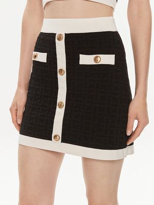 Spódnica na lato Elisabetta Franchi ze sklepu: MODIVO w kategorii: Spódnice - zdjęcie WP-EBWP-BKLVO-LN0_0000303834647