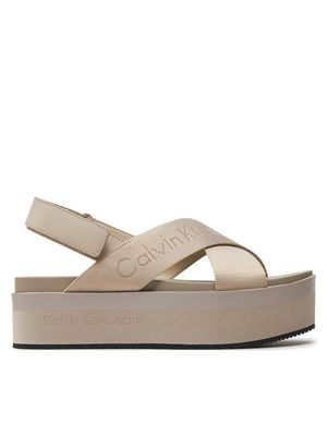Sandały damskie Calvin Klein Jeans ze sklepu: MODIVO w kategorii: Sandały damskie - zdjęcie WP-EBWP-BKLVO-LN0_0000303844639