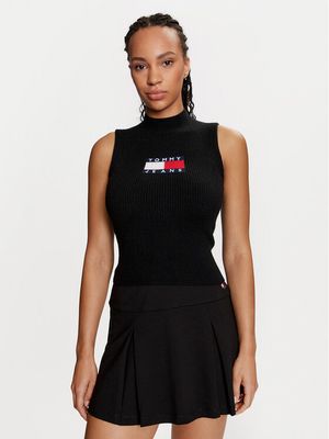 Tommy Jeans - Bluzka damska na lato ze sklepu: MODIVO w kategorii: Bluzki damskie - zdjęcie WP-EBWP-BKLVO-LN0_0000303849504