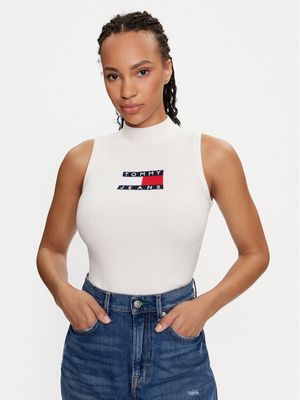 Bluzka damska sportowa na wiosnę Tommy Jeans ze sklepu: MODIVO w kategorii: Bluzki damskie - zdjęcie WP-EBWP-BKLVO-LN0_0000303849511