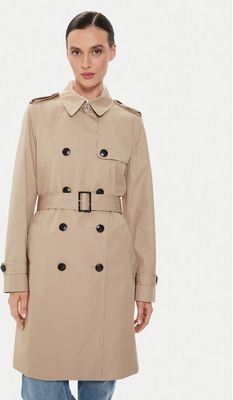 Płaszcz damski Tommy Hilfiger ze sklepu: MODIVO w kategorii: Płaszcze damskie - zdjęcie WP-EBWP-BKLVO-LN0_0000303851880