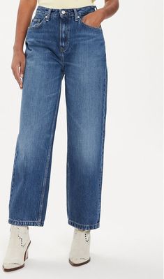Jeansy damskie w miejskim stylu Tommy Hilfiger ze sklepu: MODIVO w kategorii: Jeansy damskie - zdjęcie WP-EBWP-BKLVO-LN0_0000303851996