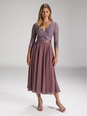 Sukienka elegancka Swing ze sklepu: MODIVO w kategorii: Sukienki - zdjęcie WP-EBWP-BKLVO-LN0_0000303863784