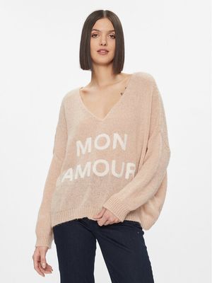 Sweter damski casual Kontatto ze sklepu: MODIVO w kategorii: Swetry damskie - zdjęcie WP-EBWP-BKLVO-LN0_0000303878658