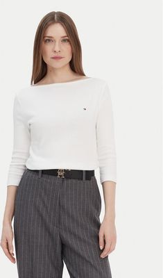 Bluzka damska Tommy Hilfiger ze sklepu: MODIVO w kategorii: Bluzki damskie - zdjęcie WP-EBWP-BKLVO-LN0_0000303886547