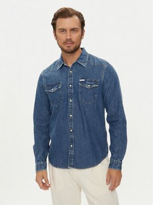 Koszula męska Guess Jeans ze sklepu: MODIVO w kategorii: Koszule męskie - zdjęcie WP-EBWP-BKLVO-LN0_0000303928278