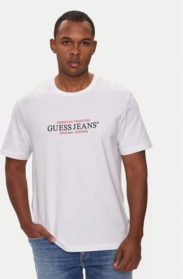 T-shirt męski Guess Jeans ze sklepu: MODIVO w kategorii: T-shirty męskie - zdjęcie WP-EBWP-BKLVO-LN0_0000303929190