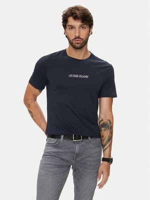 T-shirt męski młodzieżowy Guess Jeans ze sklepu: MODIVO w kategorii: T-shirty męskie - zdjęcie WP-EBWP-BKLVO-LN0_0000303929282