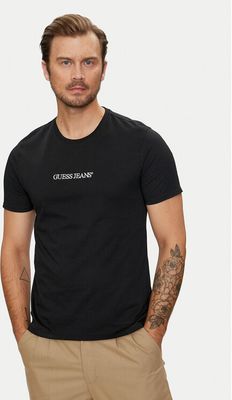 T-shirt męski młodzieżowy Guess Jeans ze sklepu: MODIVO w kategorii: T-shirty męskie - zdjęcie WP-EBWP-BKLVO-LN0_0000303929305