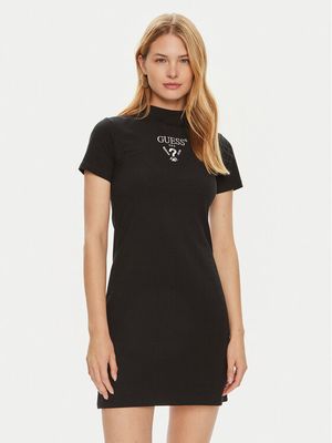Sukienka prosta Guess ze sklepu: MODIVO w kategorii: Sukienki - zdjęcie WP-EBWP-BKLVO-LN0_0000303933326