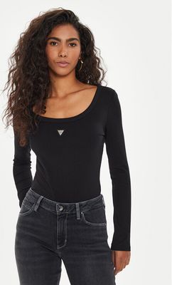 Bluzka damska casual Guess ze sklepu: MODIVO w kategorii: Bluzki damskie - zdjęcie WP-EBWP-BKLVO-LN0_0000303933555