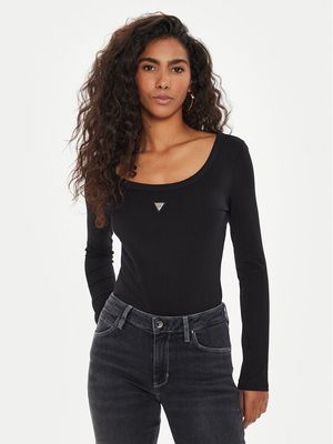 Bluzka damska casual Guess ze sklepu: MODIVO w kategorii: Bluzki damskie - zdjęcie WP-EBWP-BKLVO-LN0_0000303933555