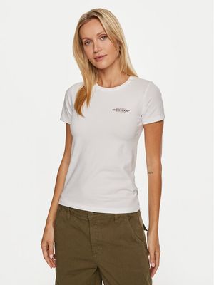 Bluzka damska wiosenna Guess Jeans ze sklepu: MODIVO w kategorii: Bluzki damskie - zdjęcie WP-EBWP-BKLVO-LN0_0000303937324
