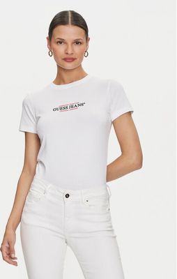 Bluzka damska Guess Jeans ze sklepu: MODIVO w kategorii: Bluzki damskie - zdjęcie WP-EBWP-BKLVO-LN0_0000303937362