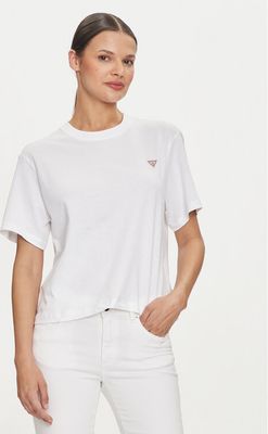 Bluzka damska casual wiosenna Guess Jeans ze sklepu: MODIVO w kategorii: Bluzki damskie - zdjęcie WP-EBWP-BKLVO-LN0_0000303937393