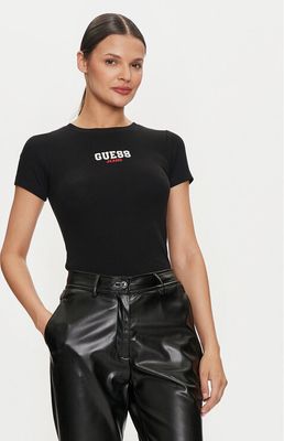 Guess Jeans - Bluzka damska ze sklepu: MODIVO w kategorii: Bluzki damskie - zdjęcie WP-EBWP-BKLVO-LN0_0000303937898