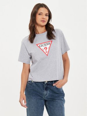 Bluzka damska na wiosnę Guess Jeans ze sklepu: MODIVO w kategorii: Bluzki damskie - zdjęcie WP-EBWP-BKLVO-LN0_0000303938017